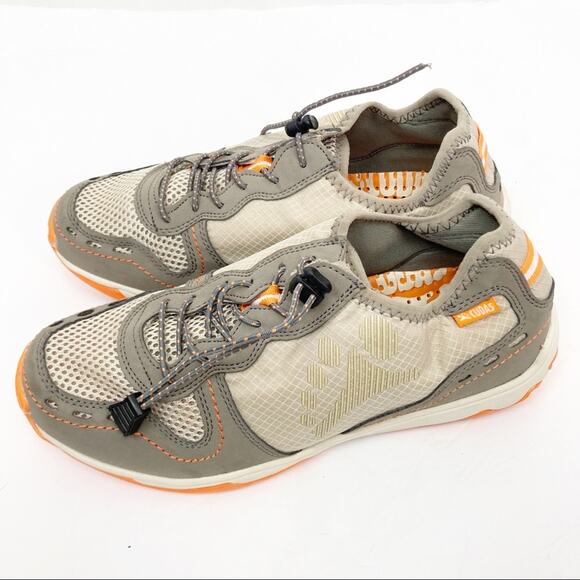 Cudas Gray Orange Tan Water Shoes Sz 8 - Picture 4 of 8